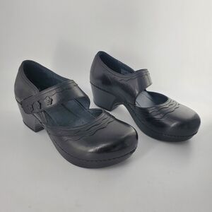 Dansko Black Leather Harlow Size 40